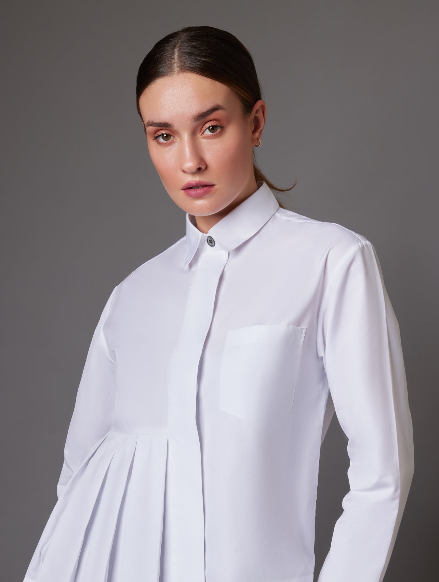 Three Pleated Shirt