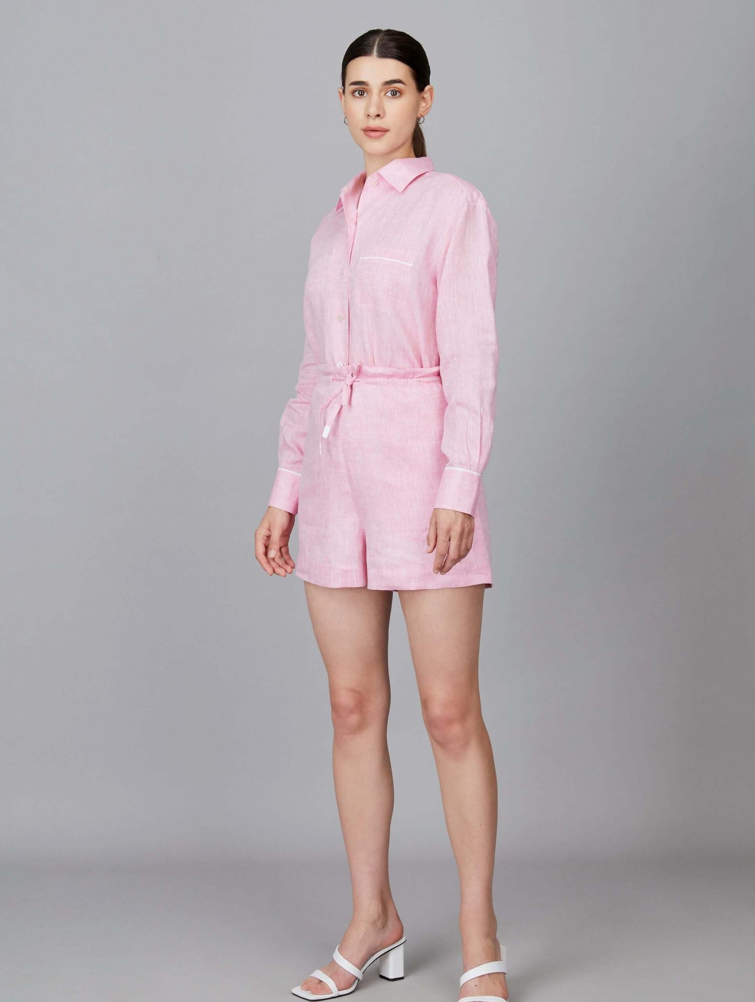 Linen Co-ord Shorts Set