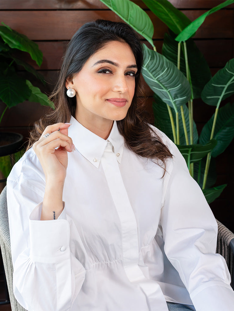 The Pearl Buttoned Down Collar Set