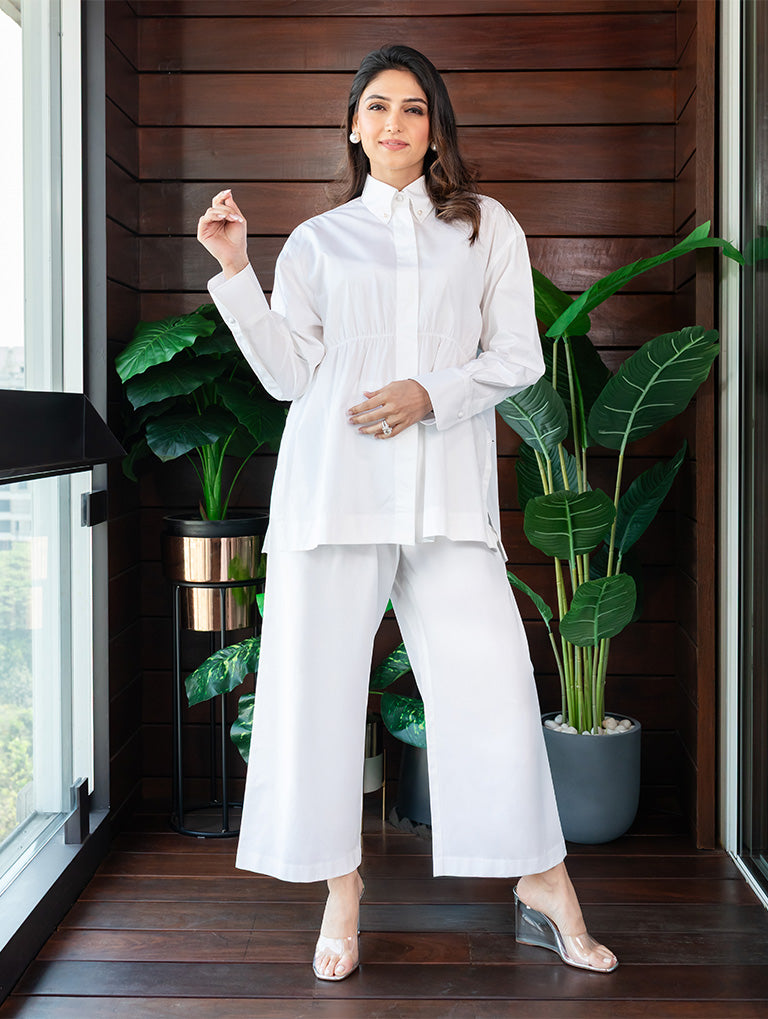 The Pearl Buttoned Down Collar Set