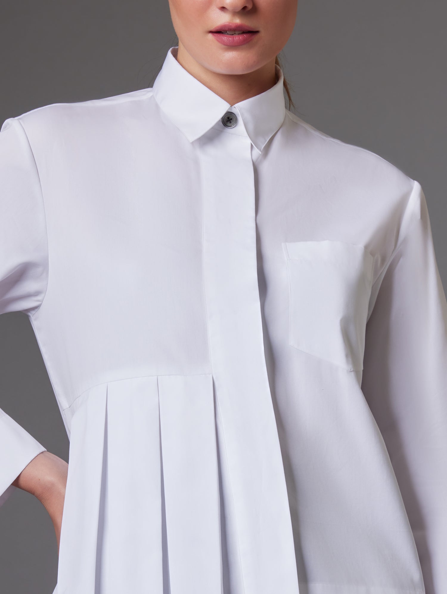 Three Pleated Shirt