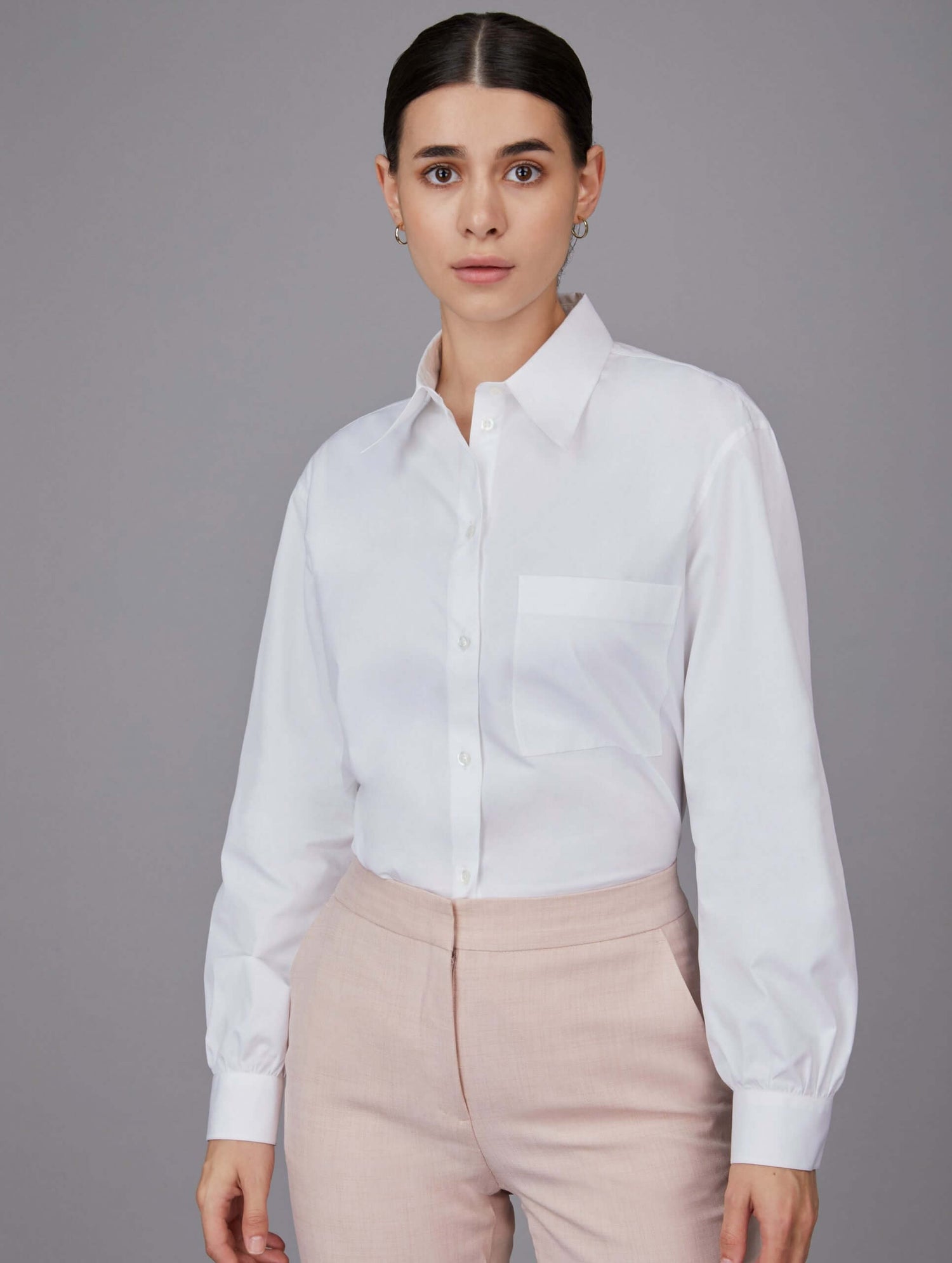 Square-Cut Loose Shirt
