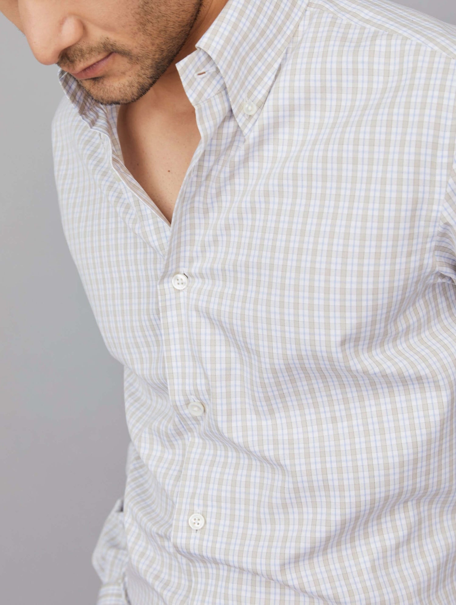 Check Cotton Poplin Shirt