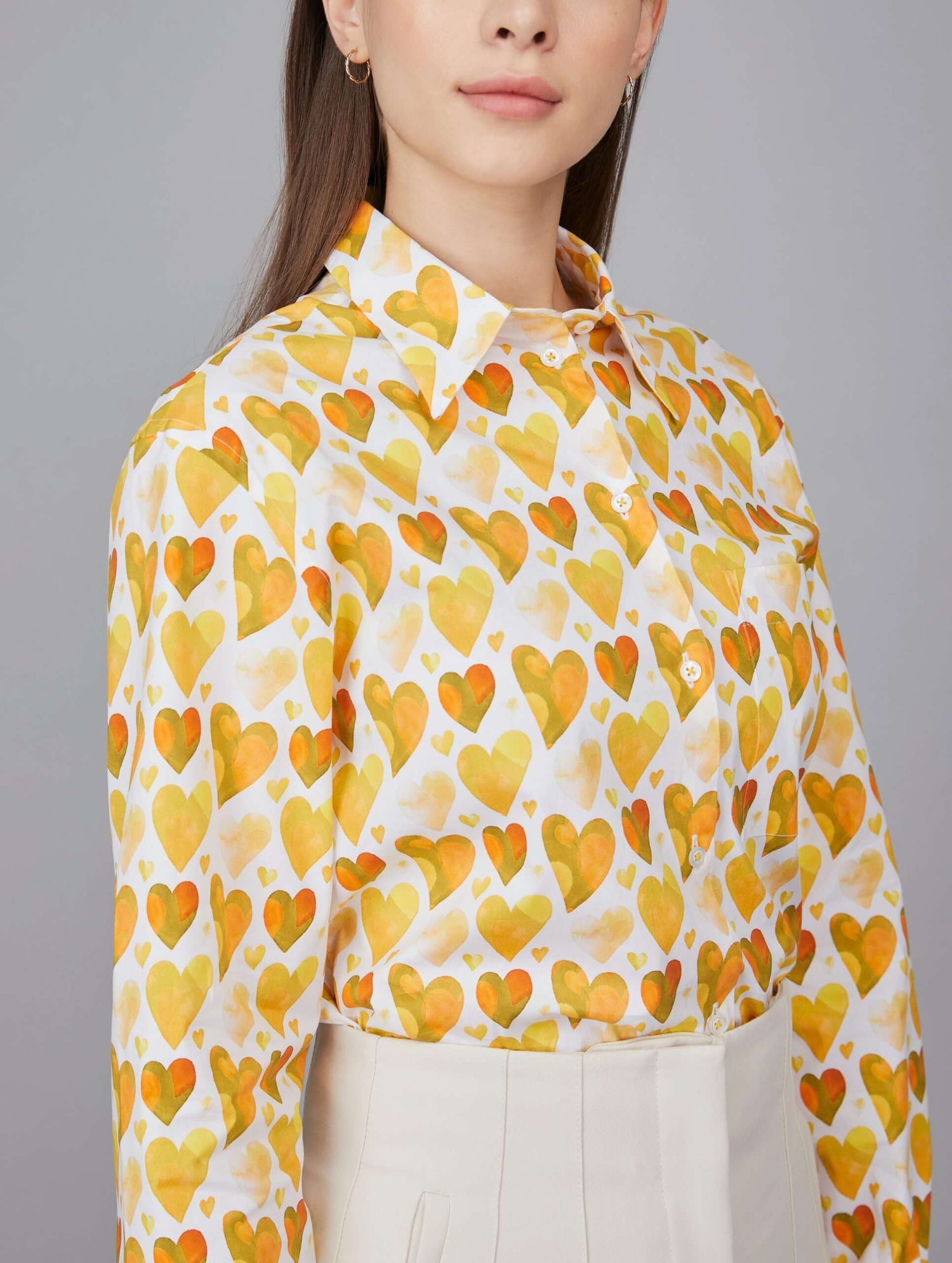 Square-Cut Loose Shirt