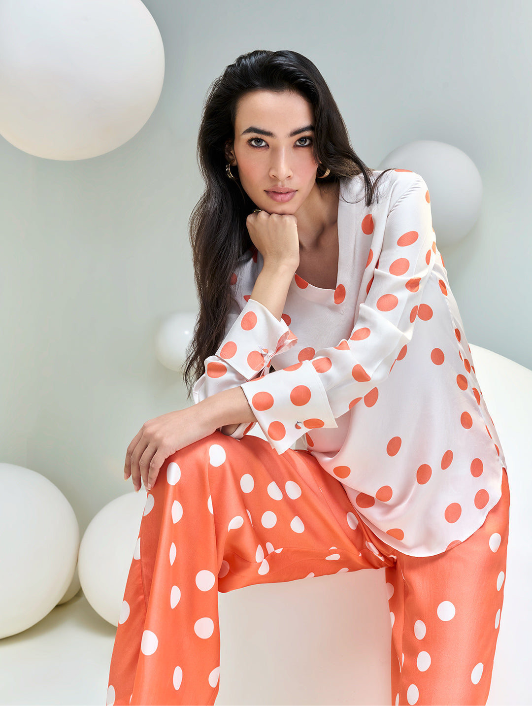 The Whimsical Trousers - Jewel Neck
