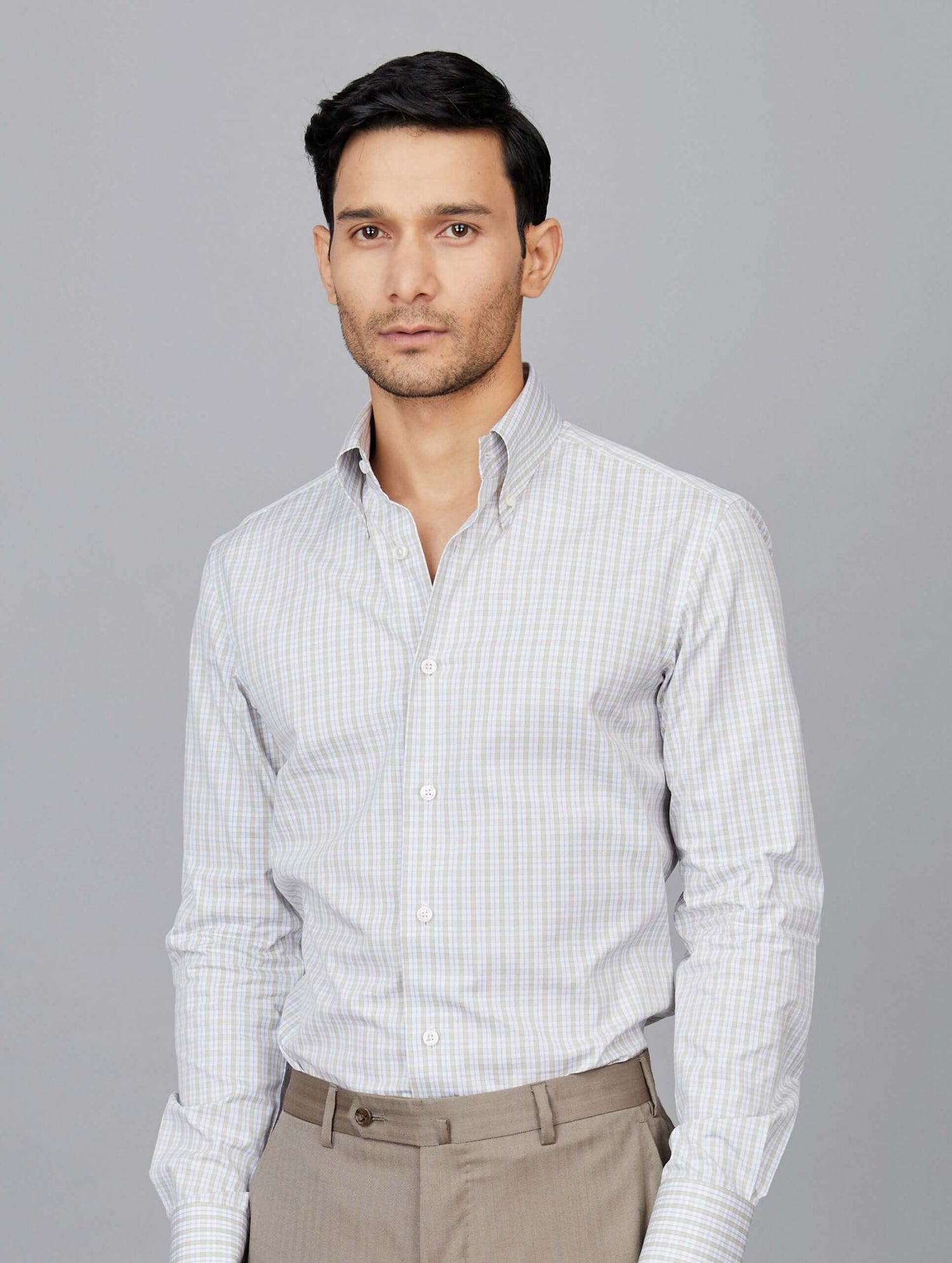 Check Cotton Poplin Shirt