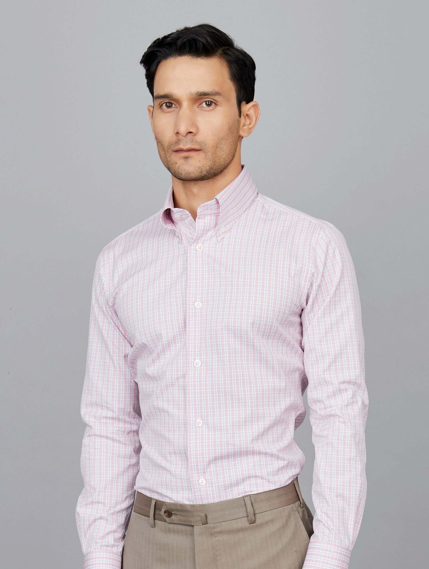 Check Cotton Poplin Shirt