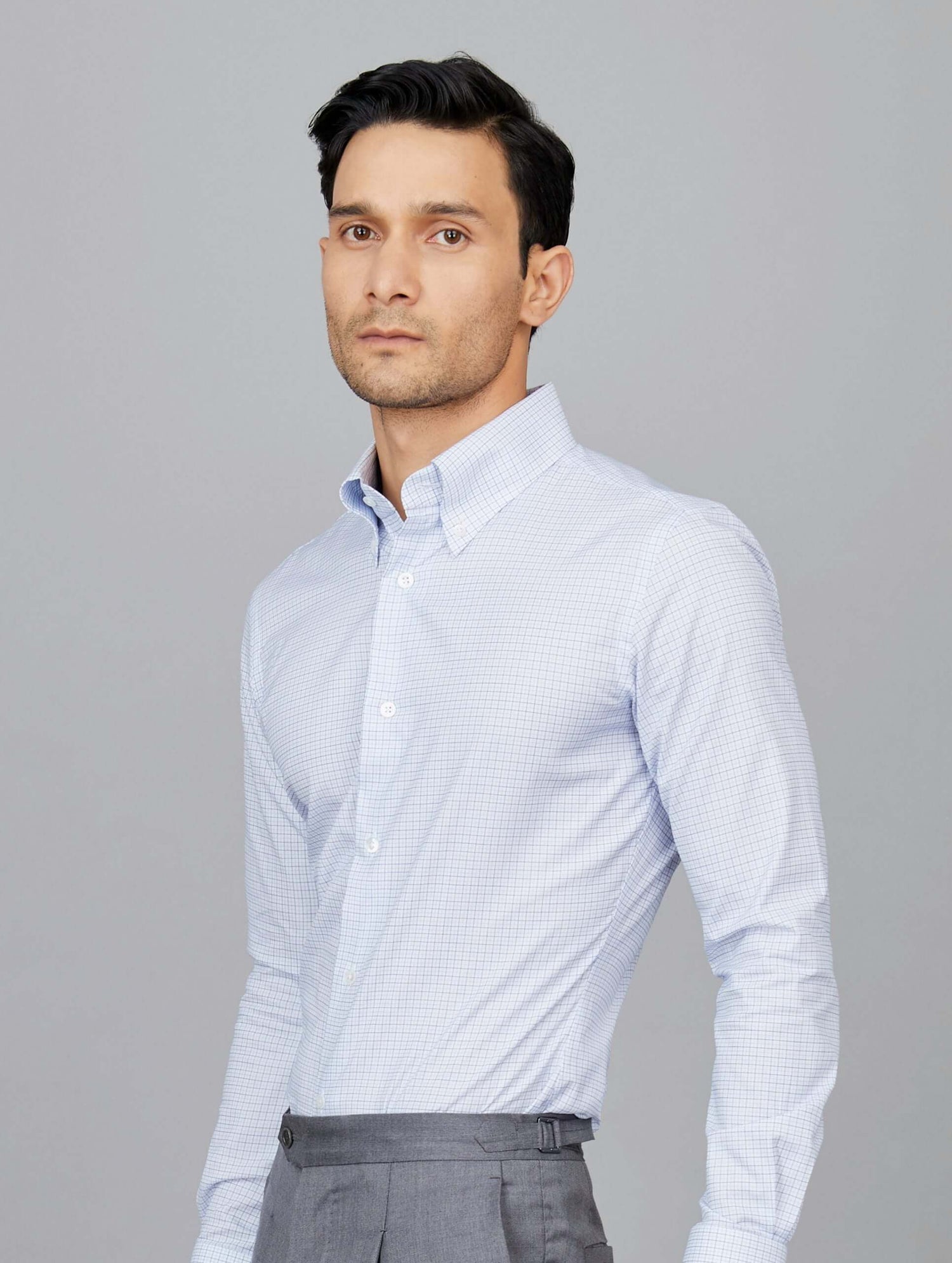 Check Cotton Poplin Shirt