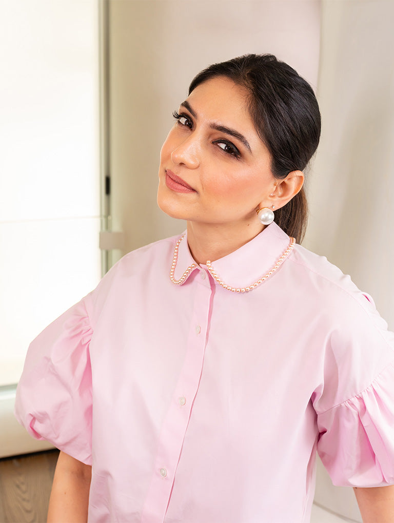 The Elegant Pearl Collar Set
