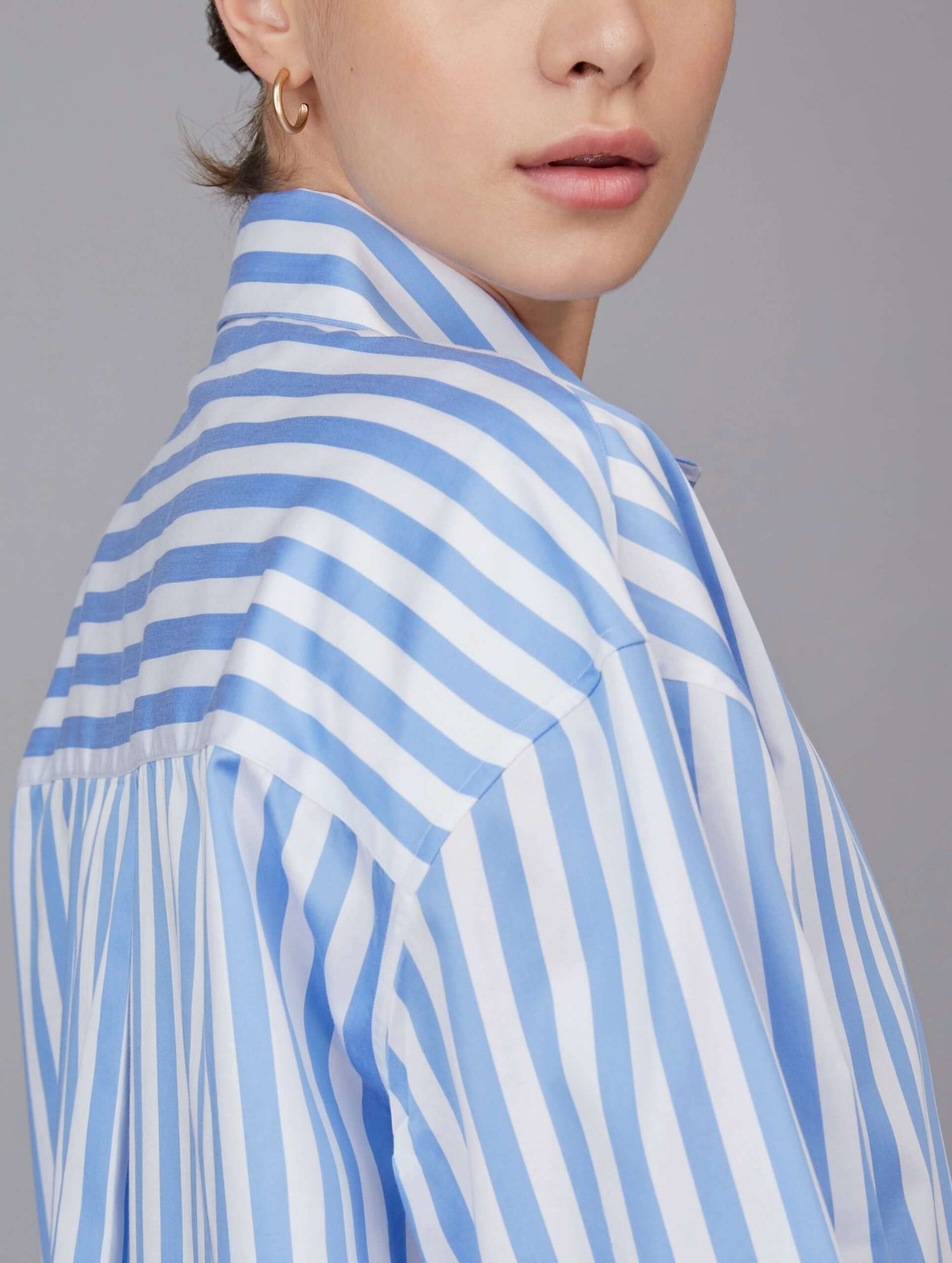 Awning Stripe Boyfriend Shirt