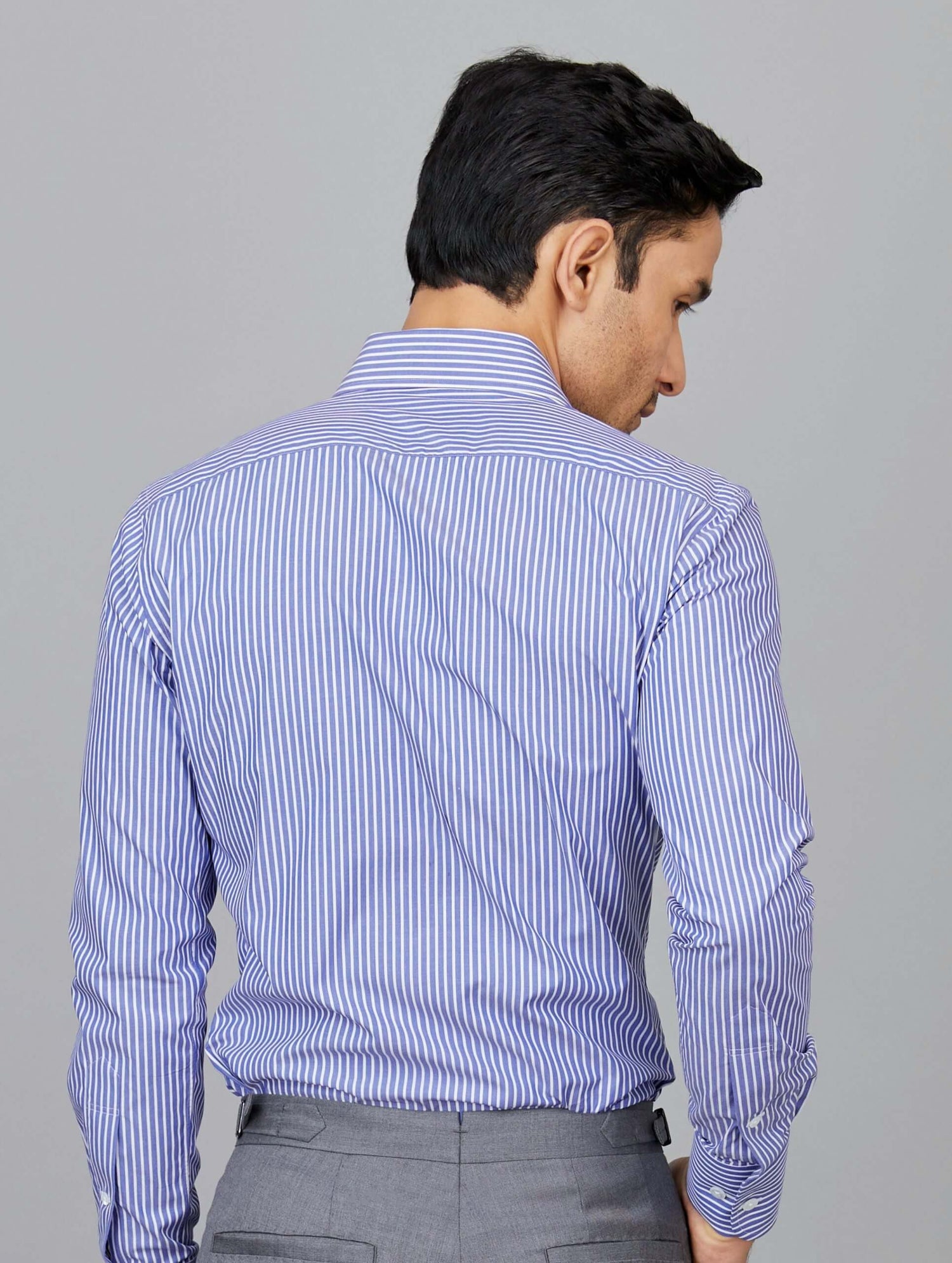 Stripe Cotton Poplin Shirt