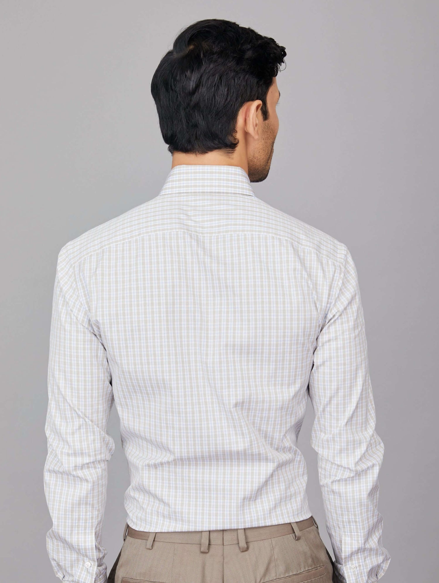 Check Cotton Poplin Shirt