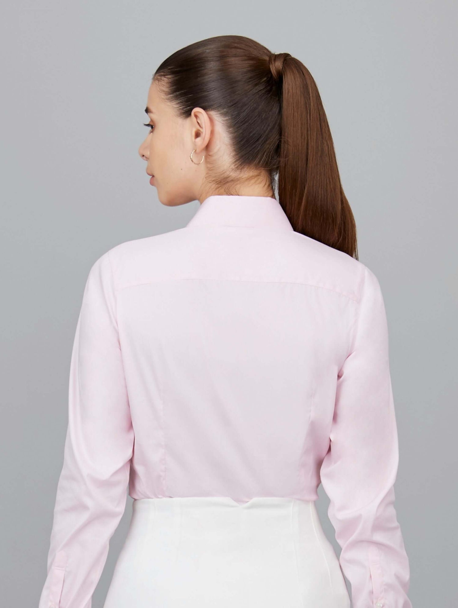 Cotton Poplin Formal Stretch Shirt