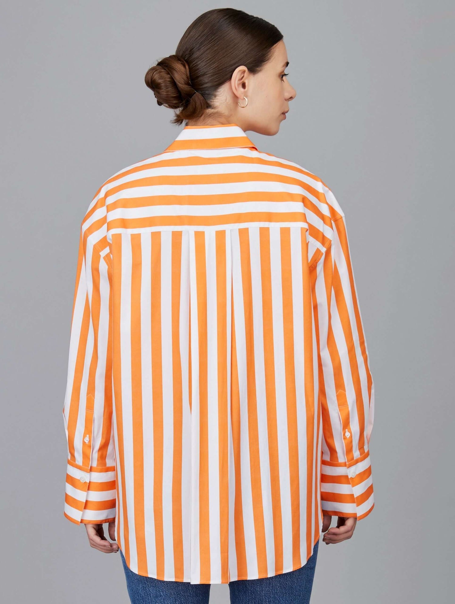 Awning Stripe Boyfriend Shirt