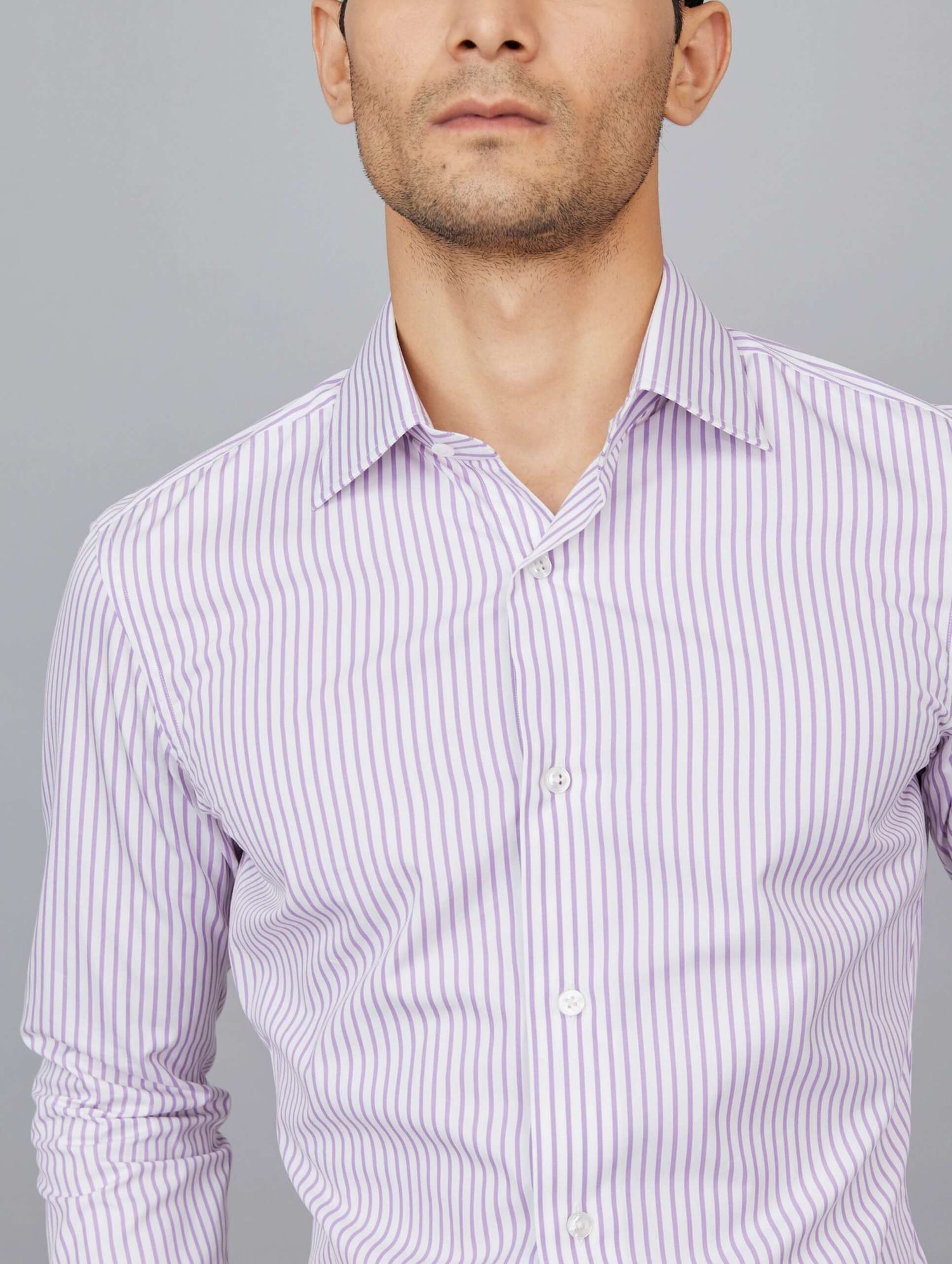 Stripe Cotton Poplin Shirt