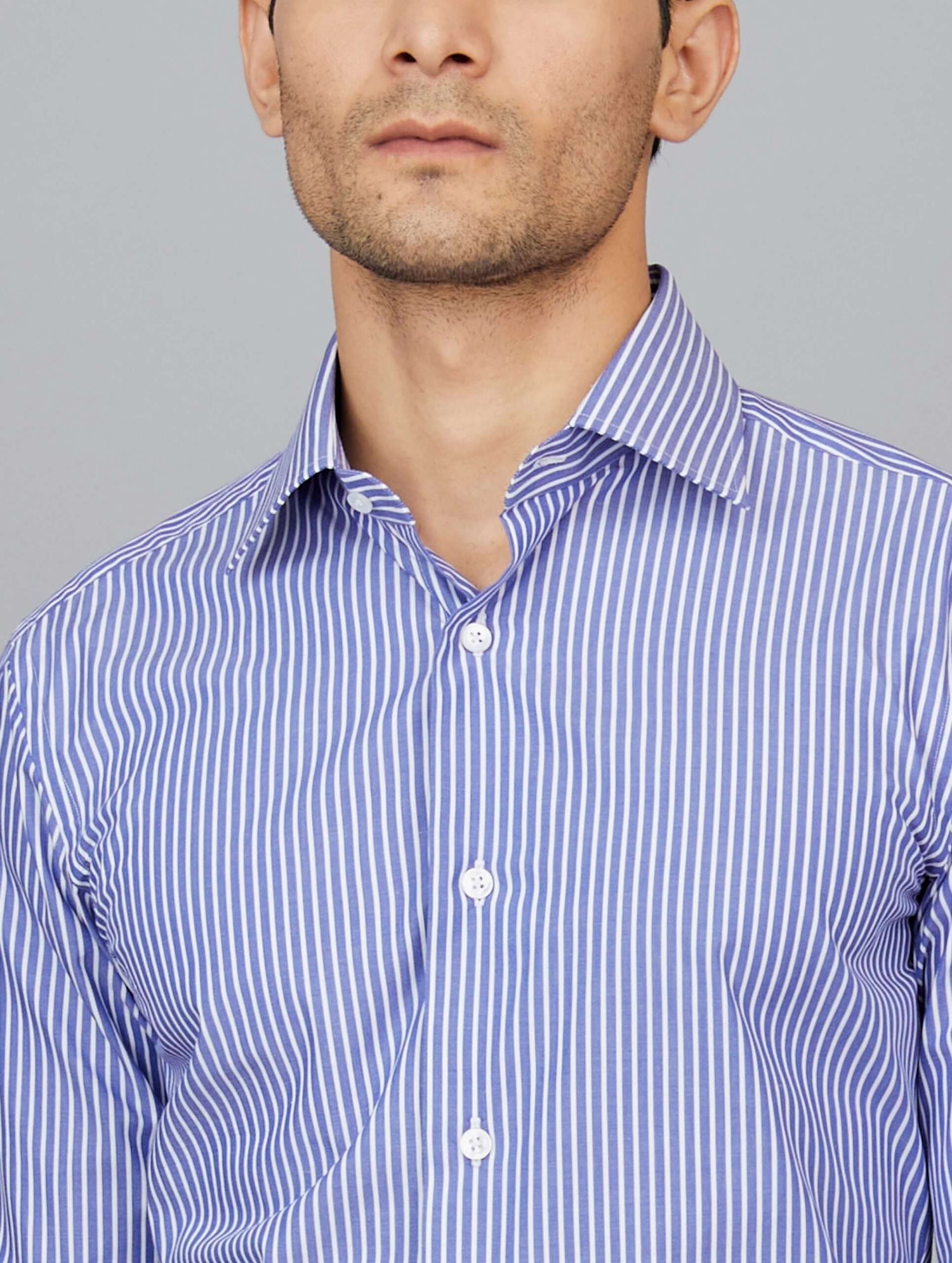 Stripe Cotton Poplin Shirt