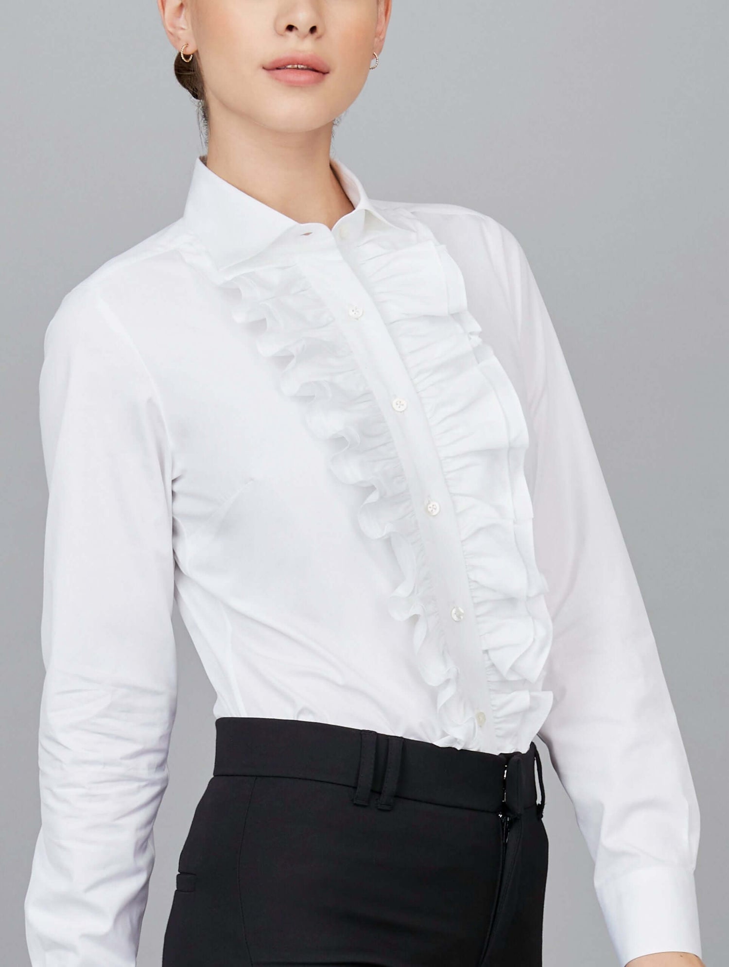 Formal Frilled Bib Shirt