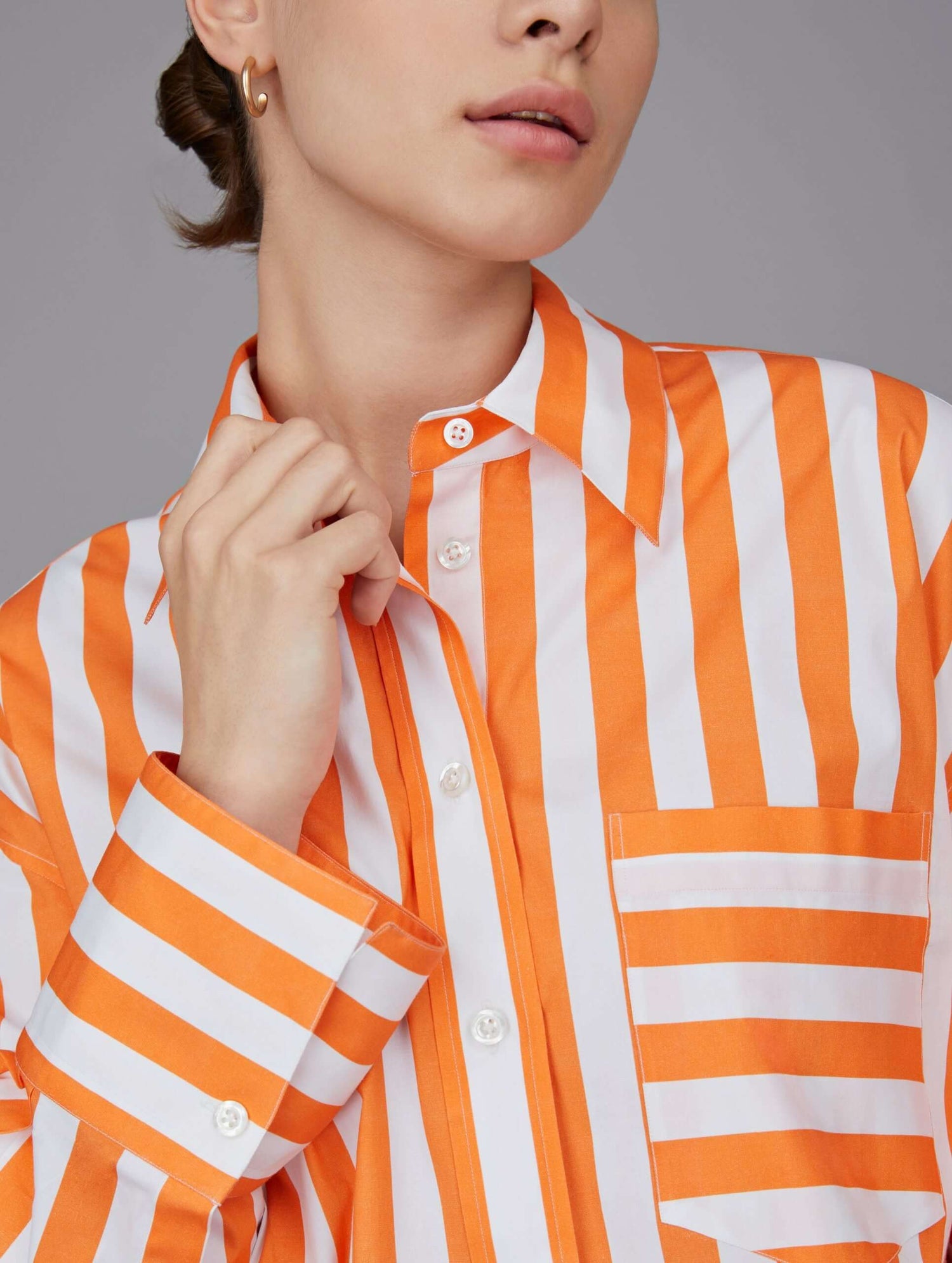 Awning Stripe Boyfriend Shirt