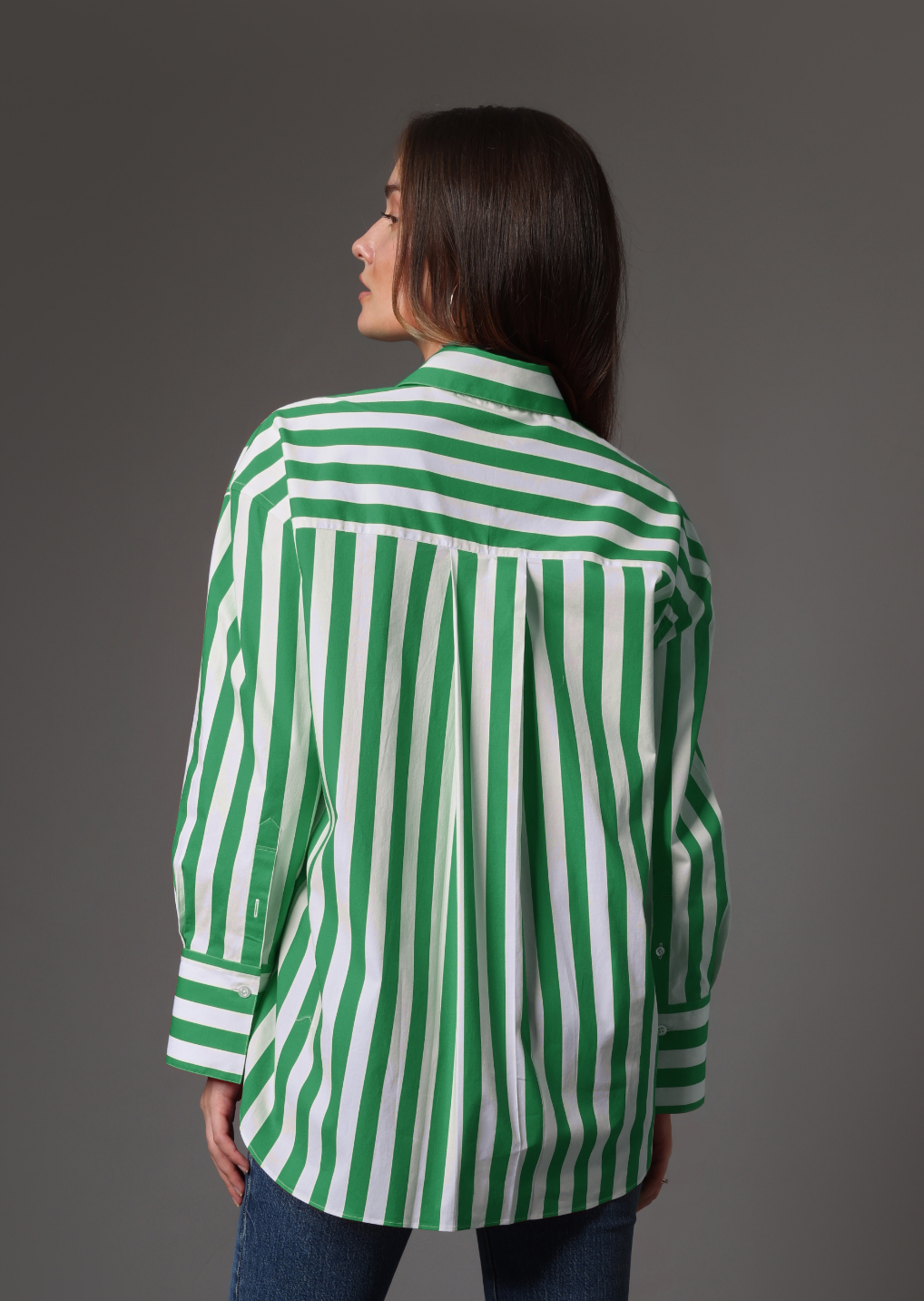 Awning Stripe Boyfriend Shirt
