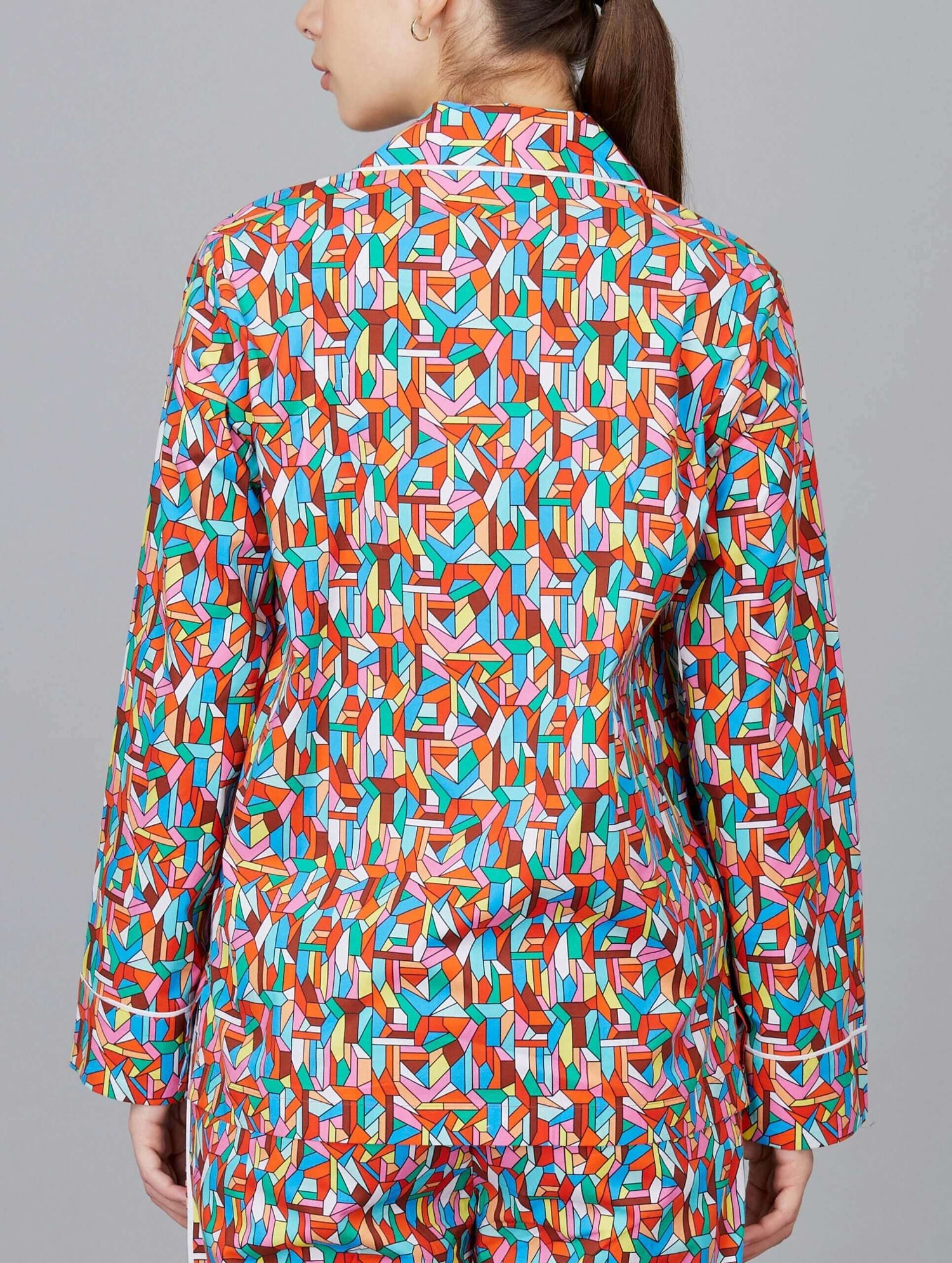 Geometric Print Shirt